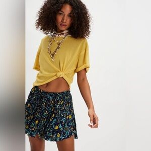 FP ONE Third charm mini printed NWOT navy combo